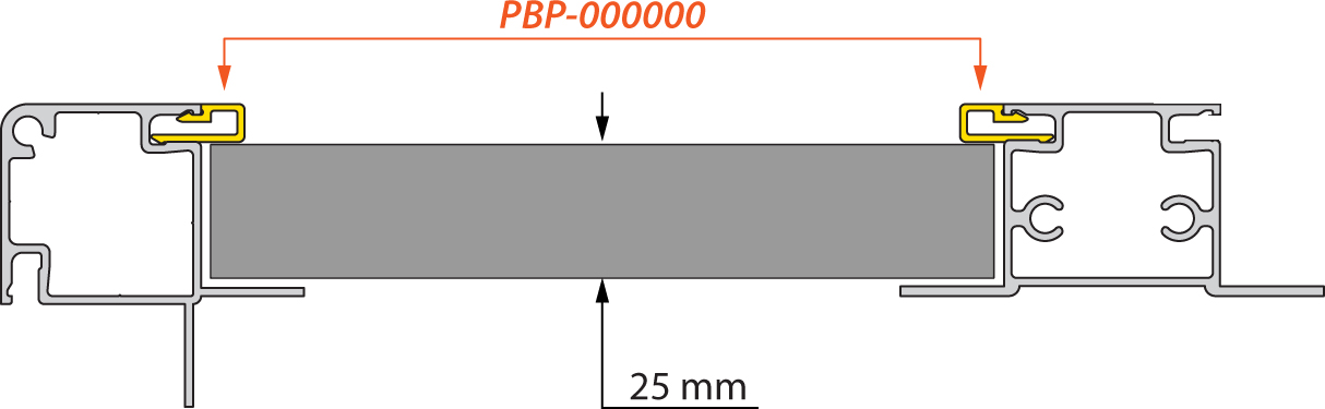 130-25 Stopper System panel-retention concept